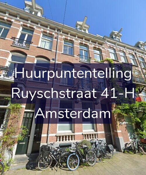 Foto gevel Huurpuntentelling voor Ruyschstraat 41-H, Amsterdam