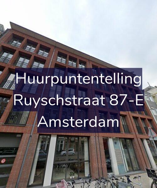 Foto gevel Huurpuntentelling voor Ruyschstraat 87-E, Amsterdam