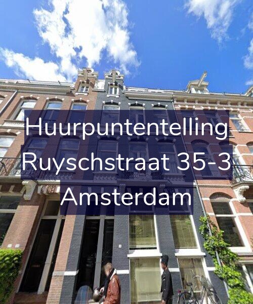Foto gevel Huurpuntentelling voor Ruyschstraat 35-3, Amsterdam