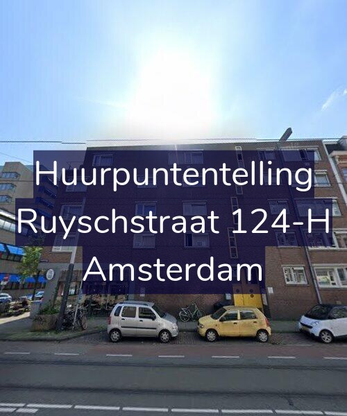 Foto gevel Huurpuntentelling voor Ruyschstraat 124-H, Amsterdam