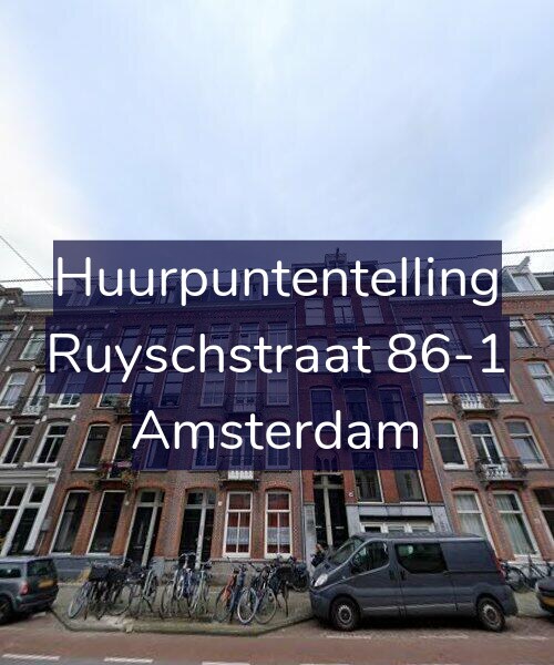 Foto gevel Huurpuntentelling voor Ruyschstraat 86-1, Amsterdam
