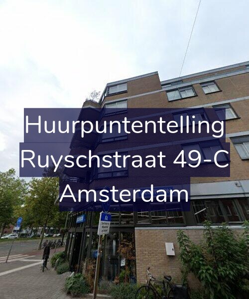 Foto gevel Huurpuntentelling voor Ruyschstraat 49-C, Amsterdam