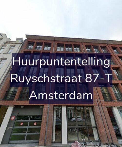 Foto gevel Huurpuntentelling voor Ruyschstraat 87-T, Amsterdam