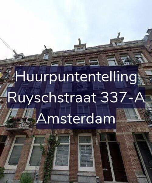 Foto gevel Huurpuntentelling voor Ruyschstraat 337-A, Amsterdam