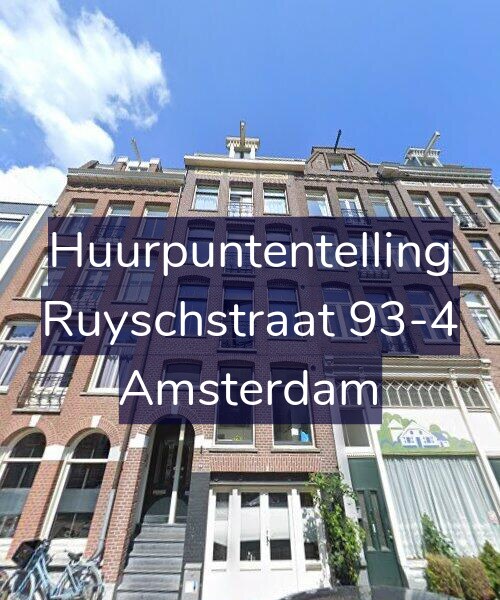 Foto gevel Huurpuntentelling voor Ruyschstraat 93-4, Amsterdam