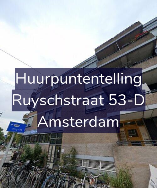Foto gevel Huurpuntentelling voor Ruyschstraat 53-D, Amsterdam