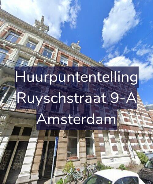 Foto gevel Huurpuntentelling voor Ruyschstraat 9-A, Amsterdam