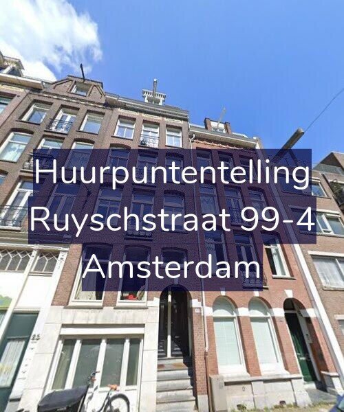 Foto gevel Huurpuntentelling voor Ruyschstraat 99-4, Amsterdam