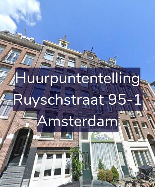 Foto gevel Huurpuntentelling voor Ruyschstraat 95-1, Amsterdam