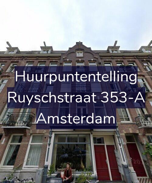 Foto gevel Huurpuntentelling voor Ruyschstraat 353-A, Amsterdam