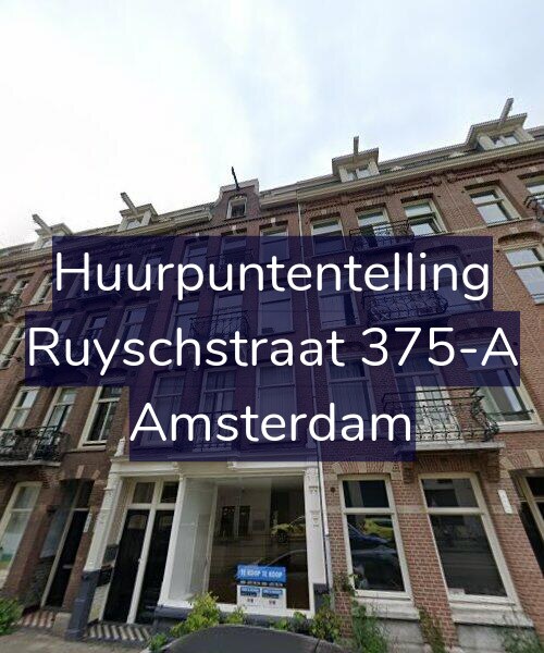Foto gevel Huurpuntentelling voor Ruyschstraat 375-A, Amsterdam