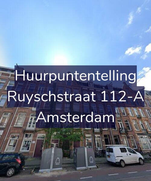 Foto gevel Huurpuntentelling voor Ruyschstraat 112-A, Amsterdam