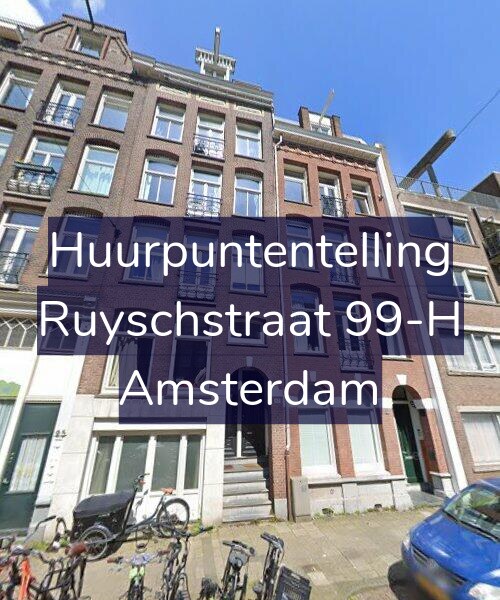 Foto gevel Huurpuntentelling voor Ruyschstraat 99-H, Amsterdam