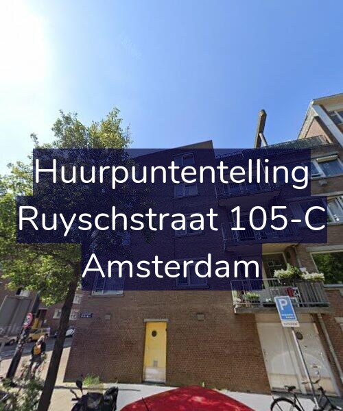 Foto gevel Huurpuntentelling voor Ruyschstraat 105-C, Amsterdam