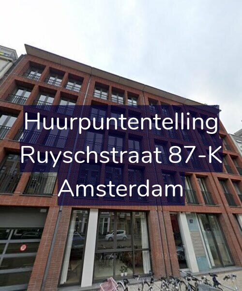 Foto gevel Huurpuntentelling voor Ruyschstraat 87-K, Amsterdam