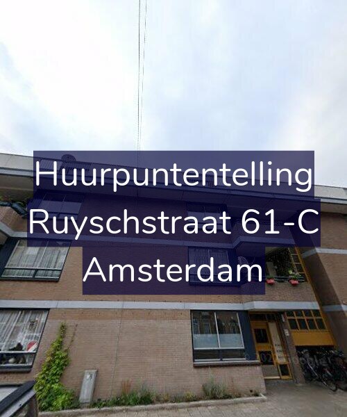 Foto gevel Huurpuntentelling voor Ruyschstraat 61-C, Amsterdam