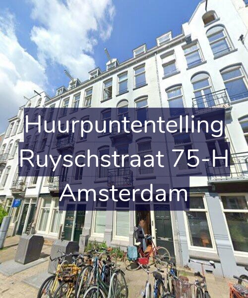 Foto gevel Huurpuntentelling voor Ruyschstraat 75-H, Amsterdam