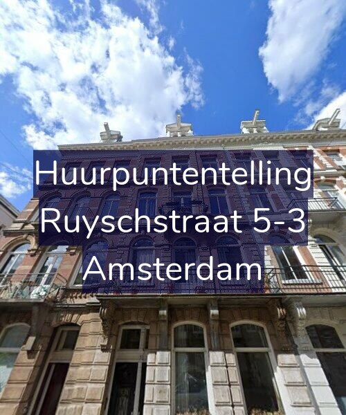 Foto gevel Huurpuntentelling voor Ruyschstraat 5-3, Amsterdam