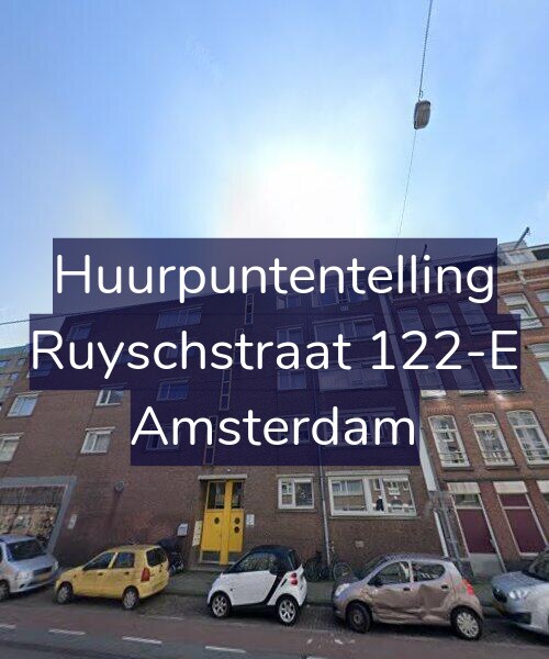 Foto gevel Huurpuntentelling voor Ruyschstraat 122-E, Amsterdam