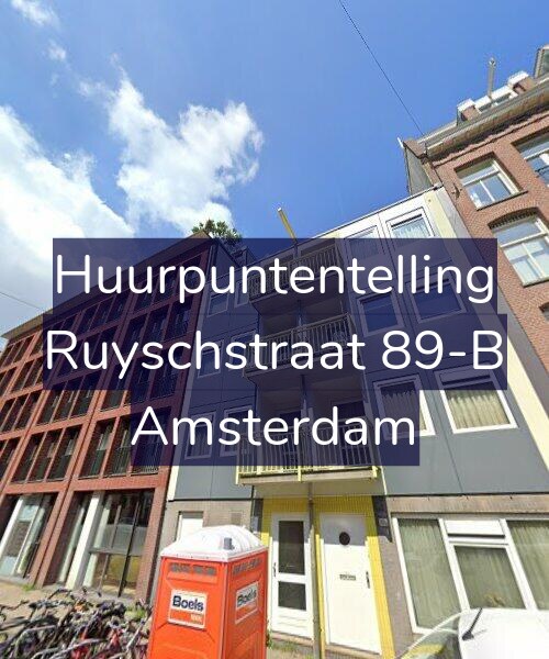 Foto gevel Huurpuntentelling voor Ruyschstraat 89-B, Amsterdam