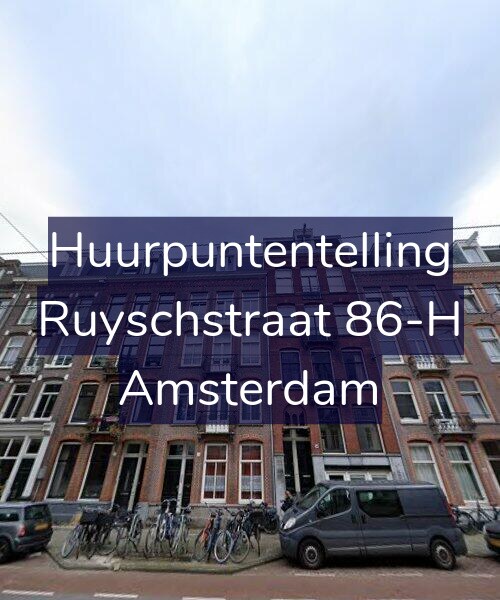 Foto gevel Huurpuntentelling voor Ruyschstraat 86-H, Amsterdam