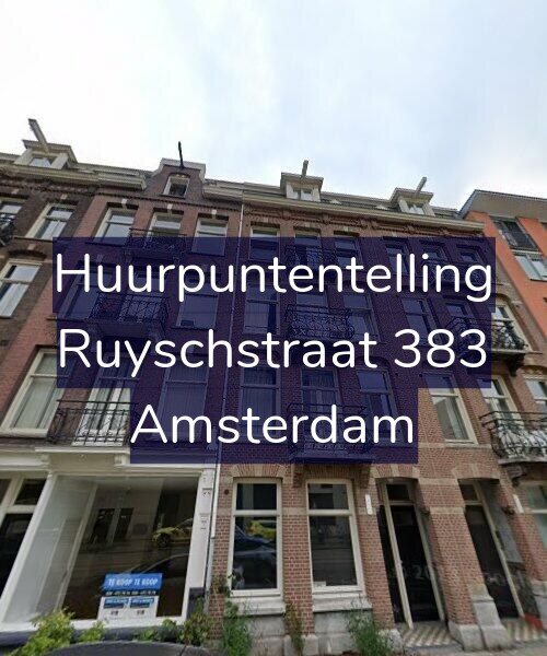 Foto gevel Huurpuntentelling voor Ruyschstraat 383, Amsterdam