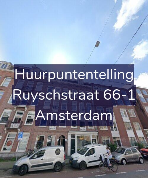 Foto gevel Huurpuntentelling voor Ruyschstraat 66-1, Amsterdam