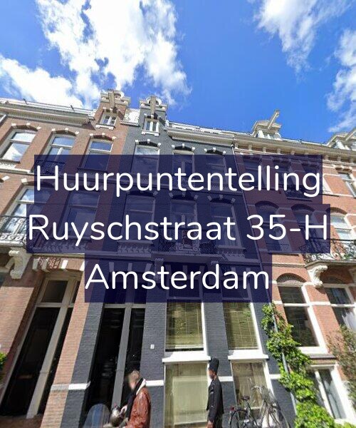 Foto gevel Huurpuntentelling voor Ruyschstraat 35-H, Amsterdam