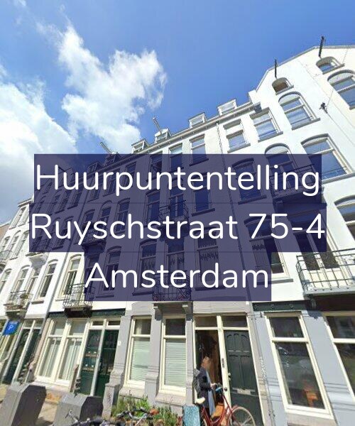 Foto gevel Huurpuntentelling voor Ruyschstraat 75-4, Amsterdam