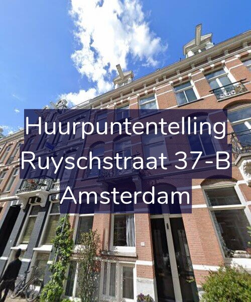 Foto gevel Huurpuntentelling voor Ruyschstraat 37-B, Amsterdam