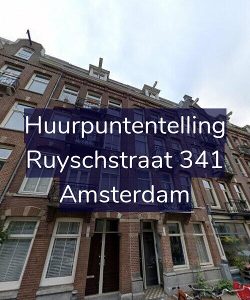 Foto gevel Huurpuntentelling voor Ruyschstraat 341, Amsterdam