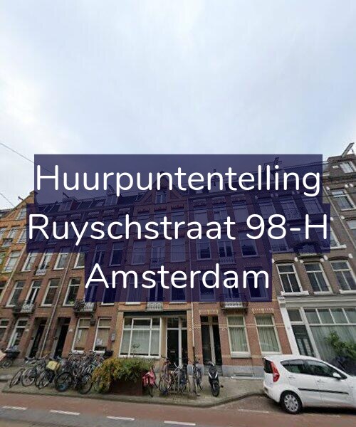 Foto gevel Huurpuntentelling voor Ruyschstraat 98-H, Amsterdam