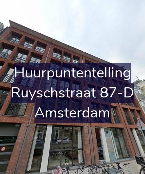Foto gevel Huurpuntentelling voor Ruyschstraat 87-D, Amsterdam