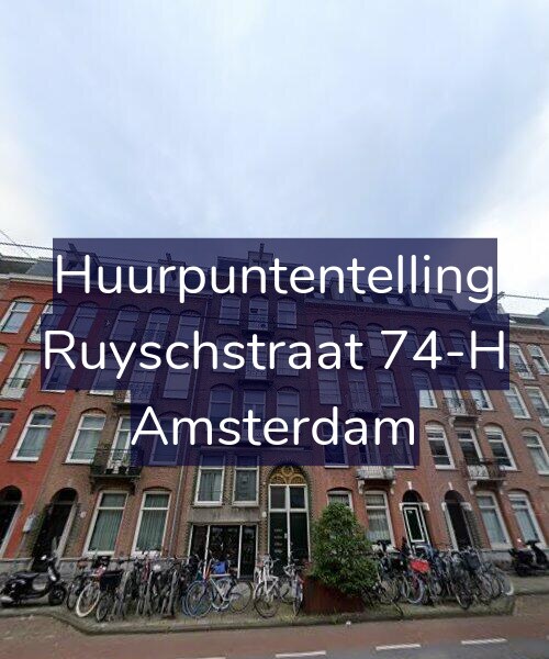 Foto gevel Huurpuntentelling voor Ruyschstraat 74-H, Amsterdam