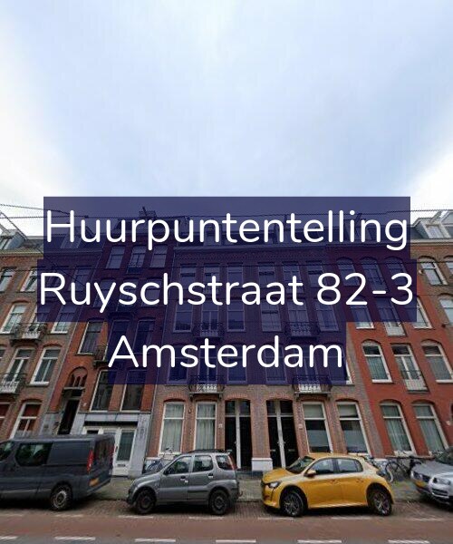 Foto gevel Huurpuntentelling voor Ruyschstraat 82-3, Amsterdam
