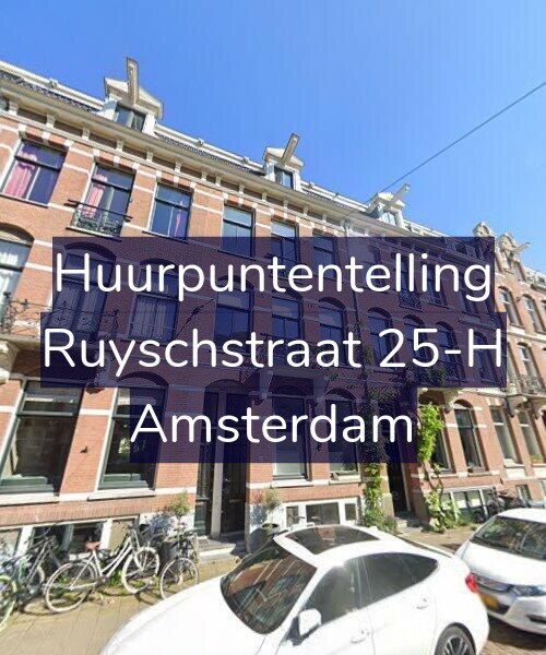 Foto gevel Huurpuntentelling voor Ruyschstraat 25-H, Amsterdam