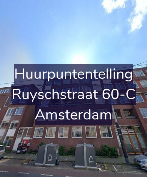 Foto gevel Huurpuntentelling voor Ruyschstraat 60-C, Amsterdam
