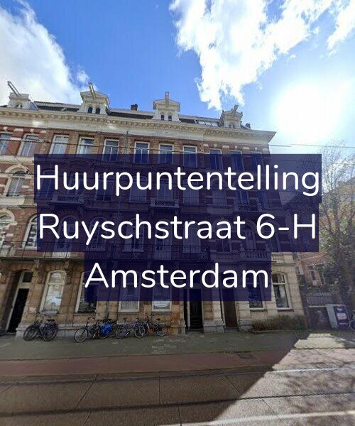 Foto gevel Huurpuntentelling voor Ruyschstraat 6-H, Amsterdam