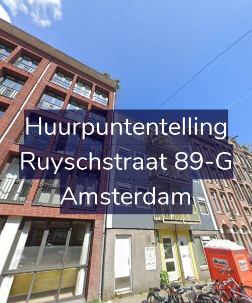 Foto gevel Huurpuntentelling voor Ruyschstraat 89-G, Amsterdam