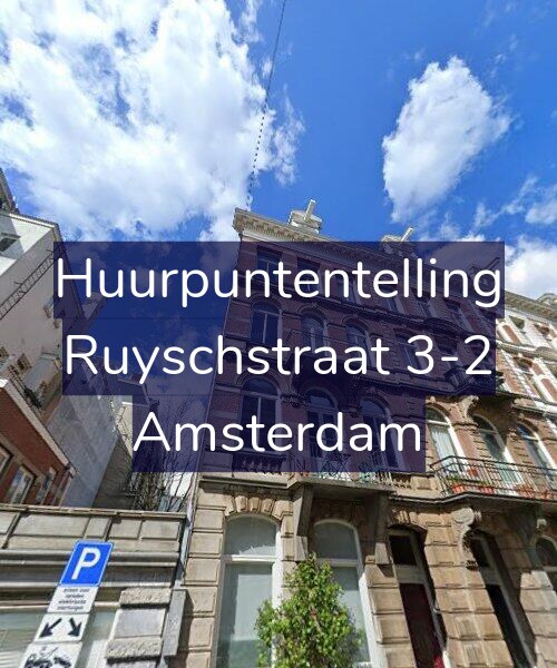 Foto gevel Huurpuntentelling voor Ruyschstraat 3-2, Amsterdam