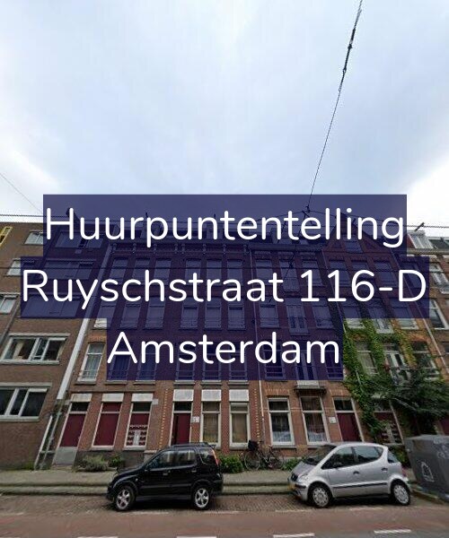 Foto gevel Huurpuntentelling voor Ruyschstraat 116-D, Amsterdam