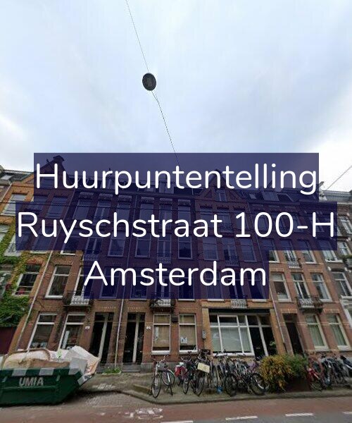 Foto gevel Huurpuntentelling voor Ruyschstraat 100-H, Amsterdam