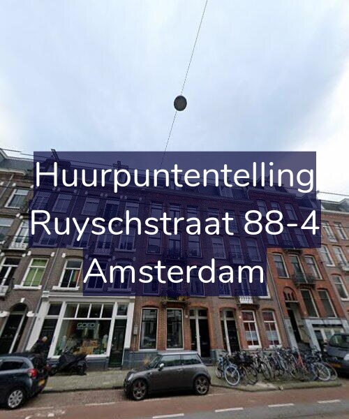 Foto gevel Huurpuntentelling voor Ruyschstraat 88-4, Amsterdam