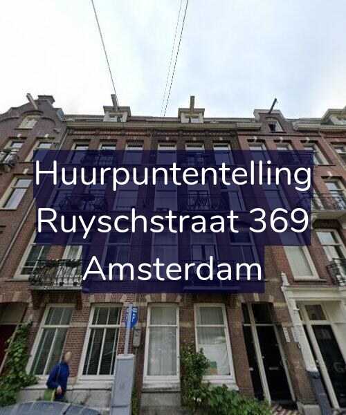Foto gevel Huurpuntentelling voor Ruyschstraat 369, Amsterdam