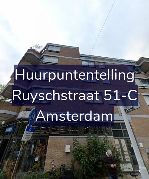Foto gevel Huurpuntentelling voor Ruyschstraat 51-C, Amsterdam