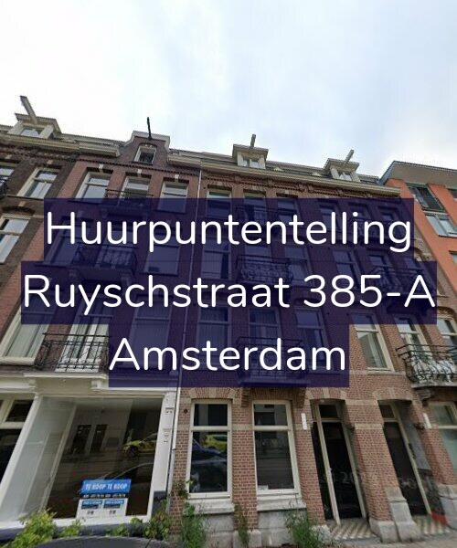 Foto gevel Huurpuntentelling voor Ruyschstraat 385-A, Amsterdam