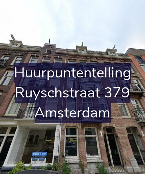 Foto gevel Huurpuntentelling voor Ruyschstraat 379, Amsterdam