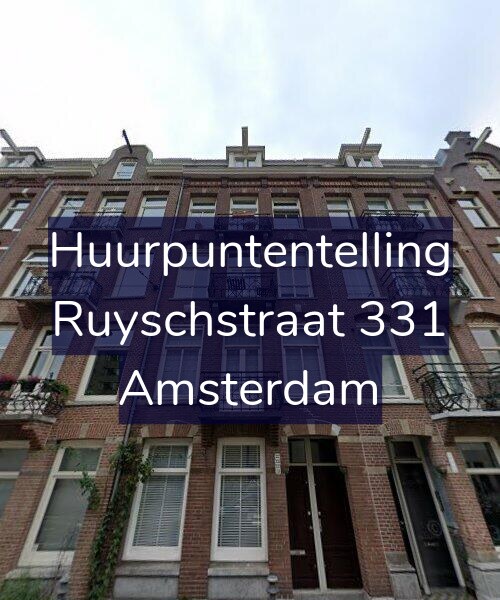 Foto gevel Huurpuntentelling voor Ruyschstraat 331, Amsterdam