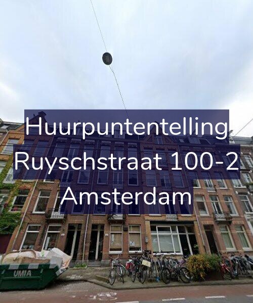 Foto gevel Huurpuntentelling voor Ruyschstraat 100-2, Amsterdam