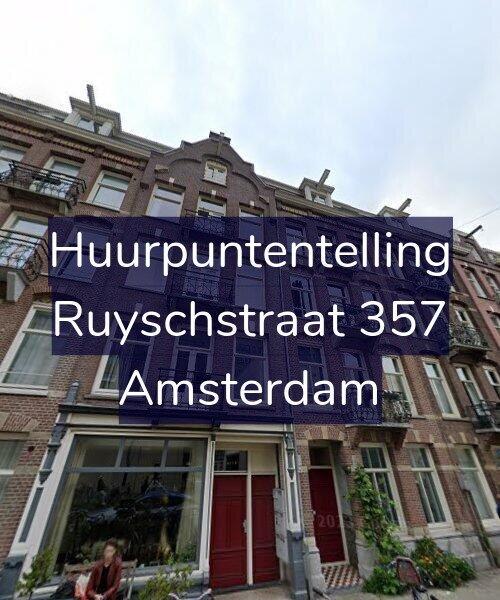 Foto gevel Huurpuntentelling voor Ruyschstraat 357, Amsterdam
